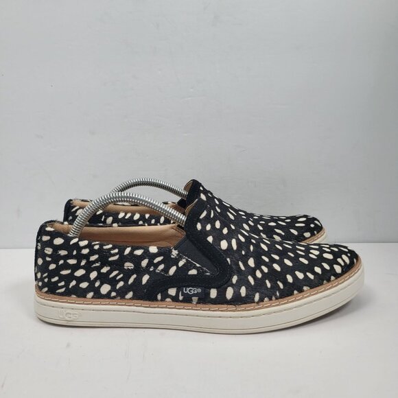 UGG Soleda Women's Exotic Black Slip-On Sneakers S/N1096943 US Size 9 - Picture 3 of 10